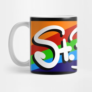 St Pete Logo Flag Colors Mug